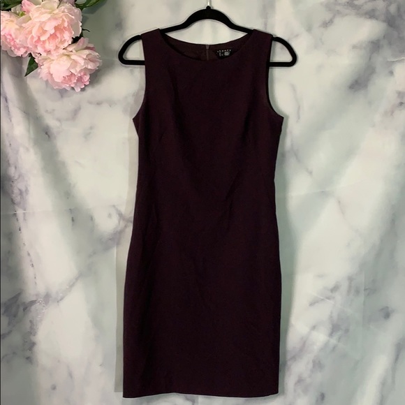 Theory Dresses & Skirts - Theory Dark Purple Sleeveless Pencil Dress Size 2